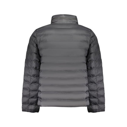 Black Polyamide Men Jacket