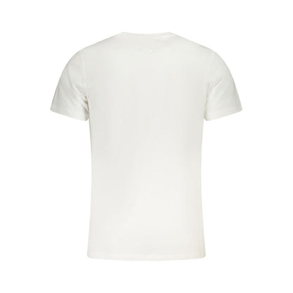 White Cotton Men T-Shirt