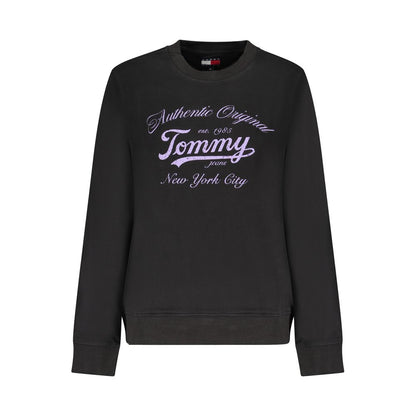 Black Cotton Women Sweater
