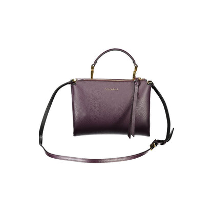 Purple Leather Women Handbag