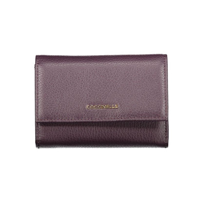 Purple Leather Wallet