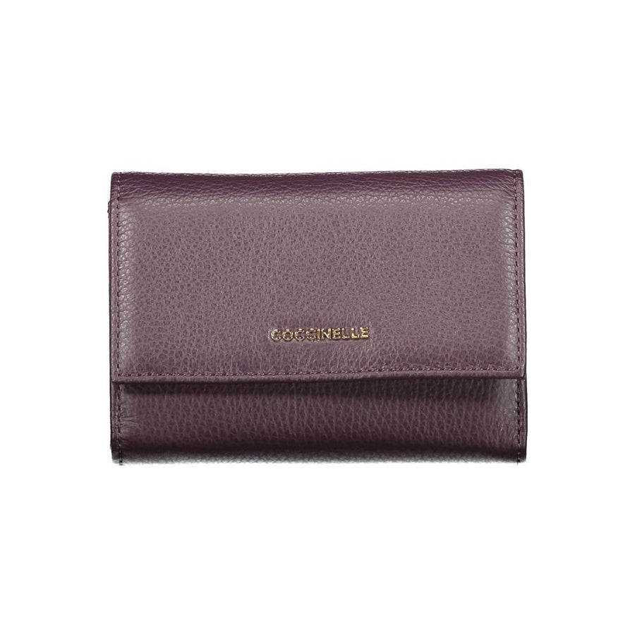 Purple Leather Wallet