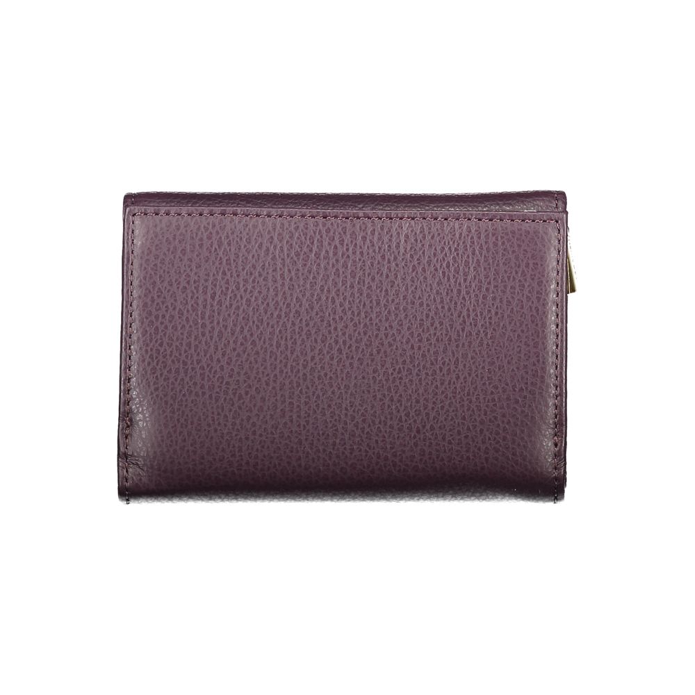 Purple Leather Wallet