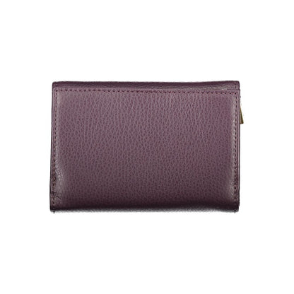 Purple Leather Wallet