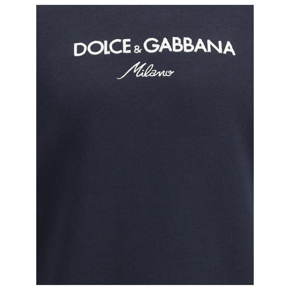 Blue Cotton Sweatshirt