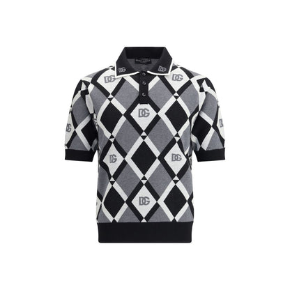Multicolor Fleece Wool Polo Shirt