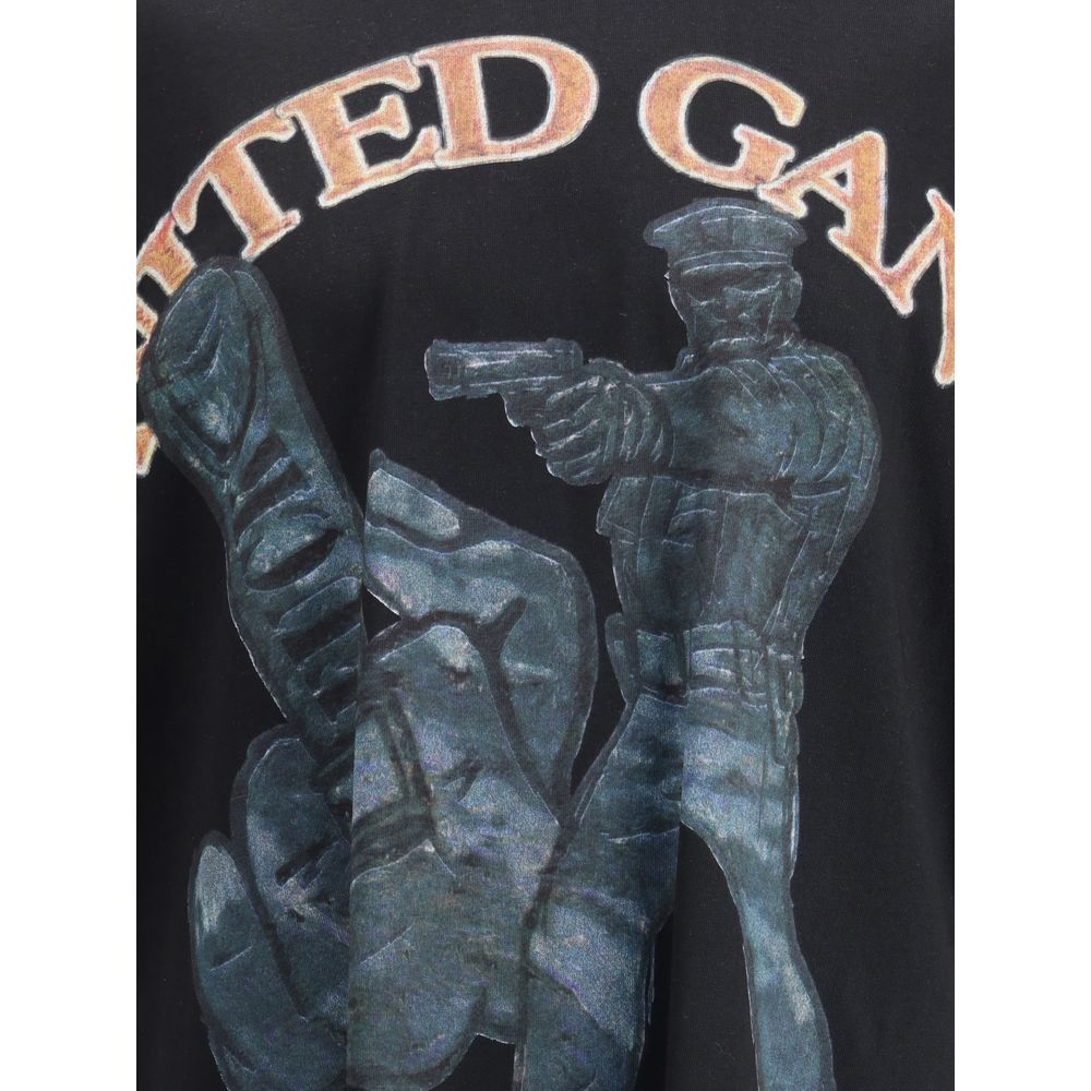 Black Cotton T-Shirt