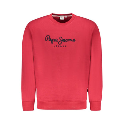 Red Cotton Men Sweater