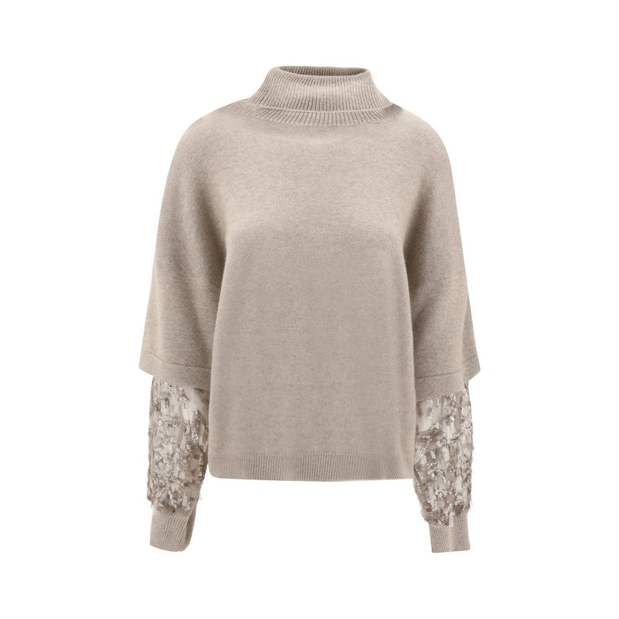 Brown Calf Leather Bos Taurus Turtleneck