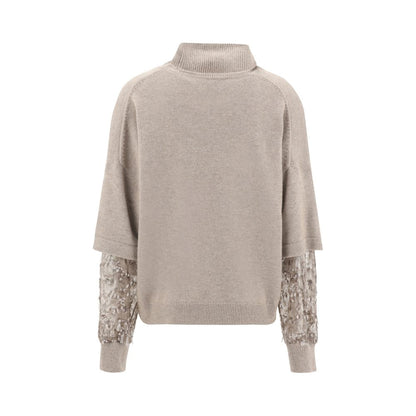 Brown Calf Leather Bos Taurus Turtleneck