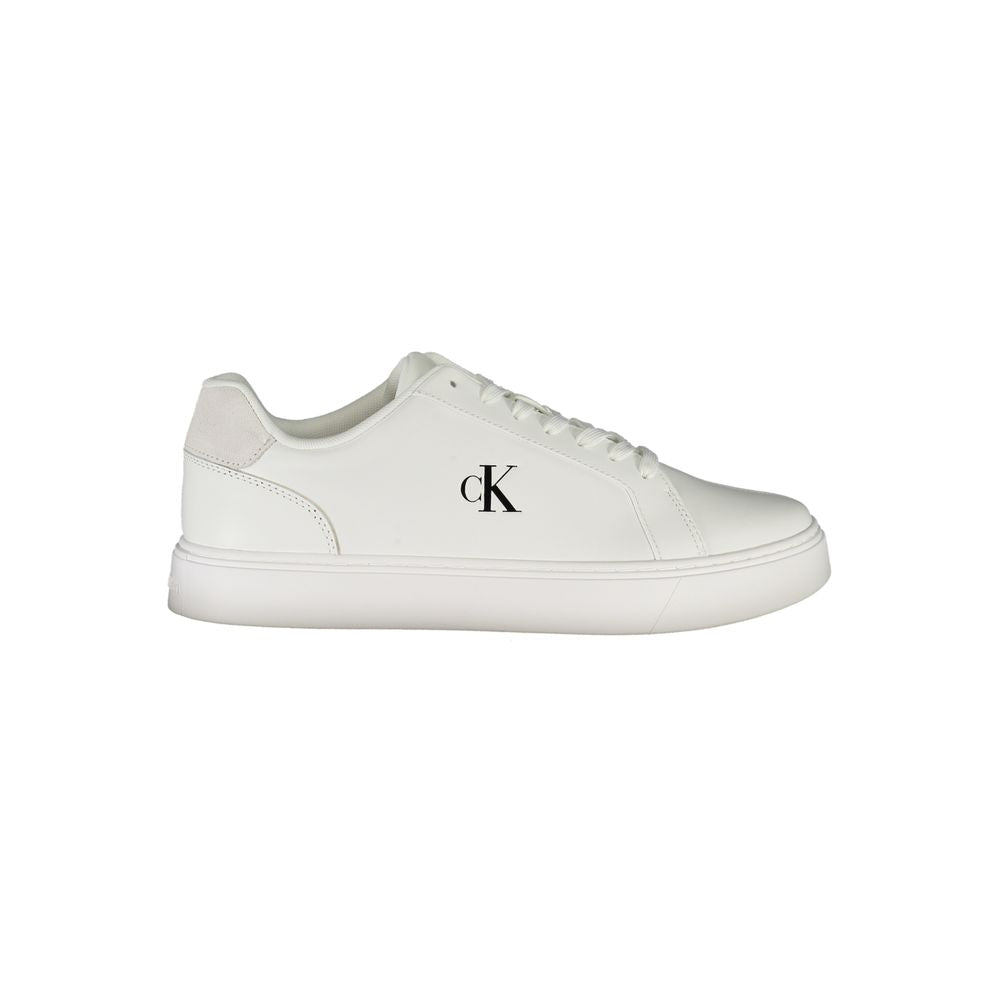 Bianco Polyurethane Men Sneaker