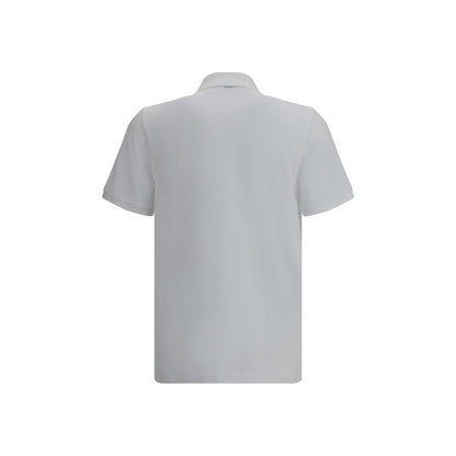 White Cotton Polo Shirt