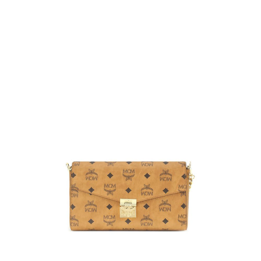 Beige Fabric Shoulder Bag