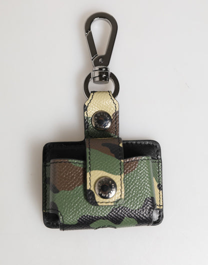 Multicolor Camouflage Leather Metal Accessory Airpods Case
