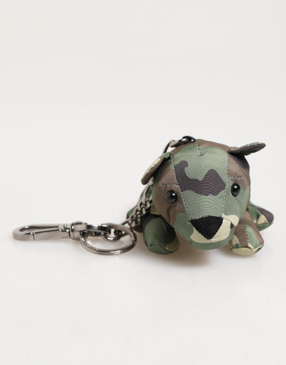 Camouflage Multicolor Animal Silhouette Keychain Keyring