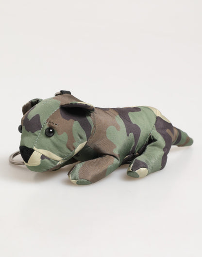 Camouflage Multicolor Animal Silhouette Keychain Keyring