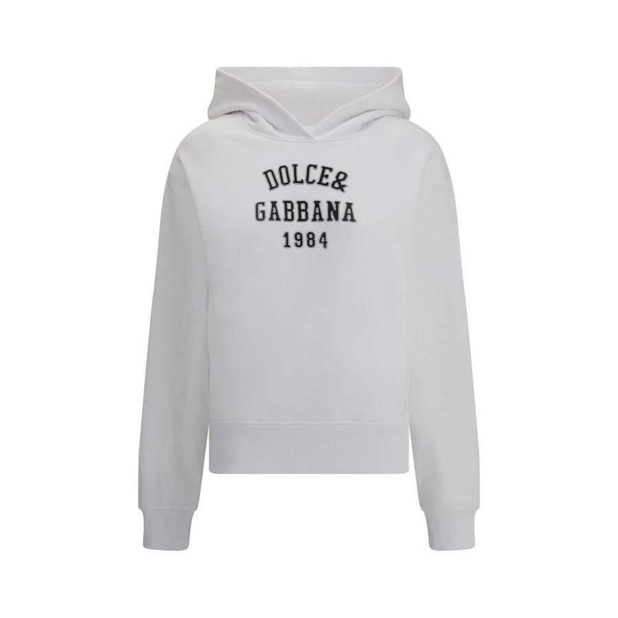 White Cotton Sweatshirt