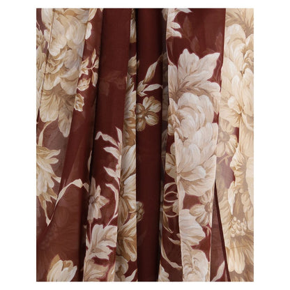 Bordeaux Silk Pattern Shirt