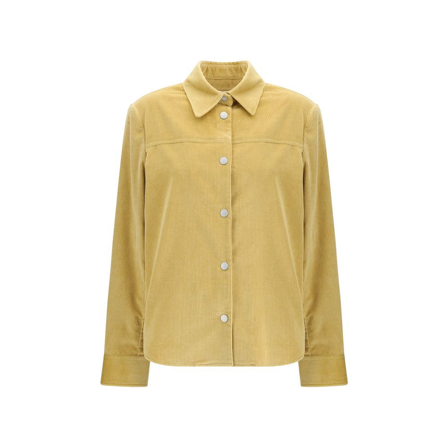Yellow Cotton Denim Jacket