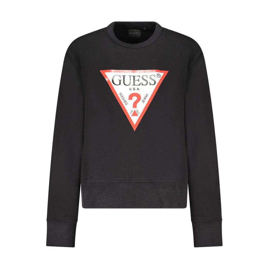 Black Cotton Women Sweater