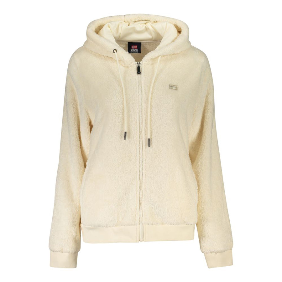 White Polyester Women Jacket