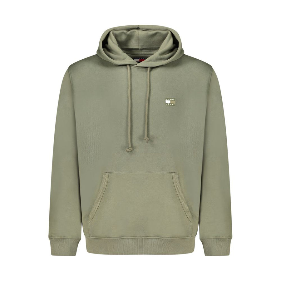 Green Cotton Men Sweater