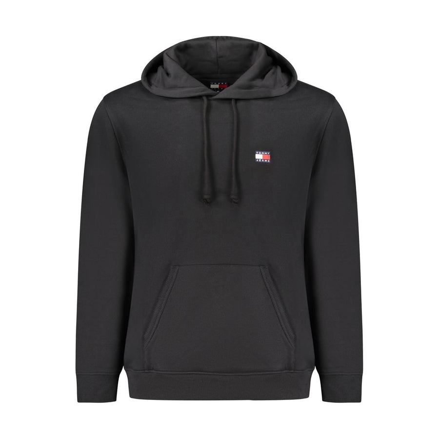 Black Cotton Men Sweater