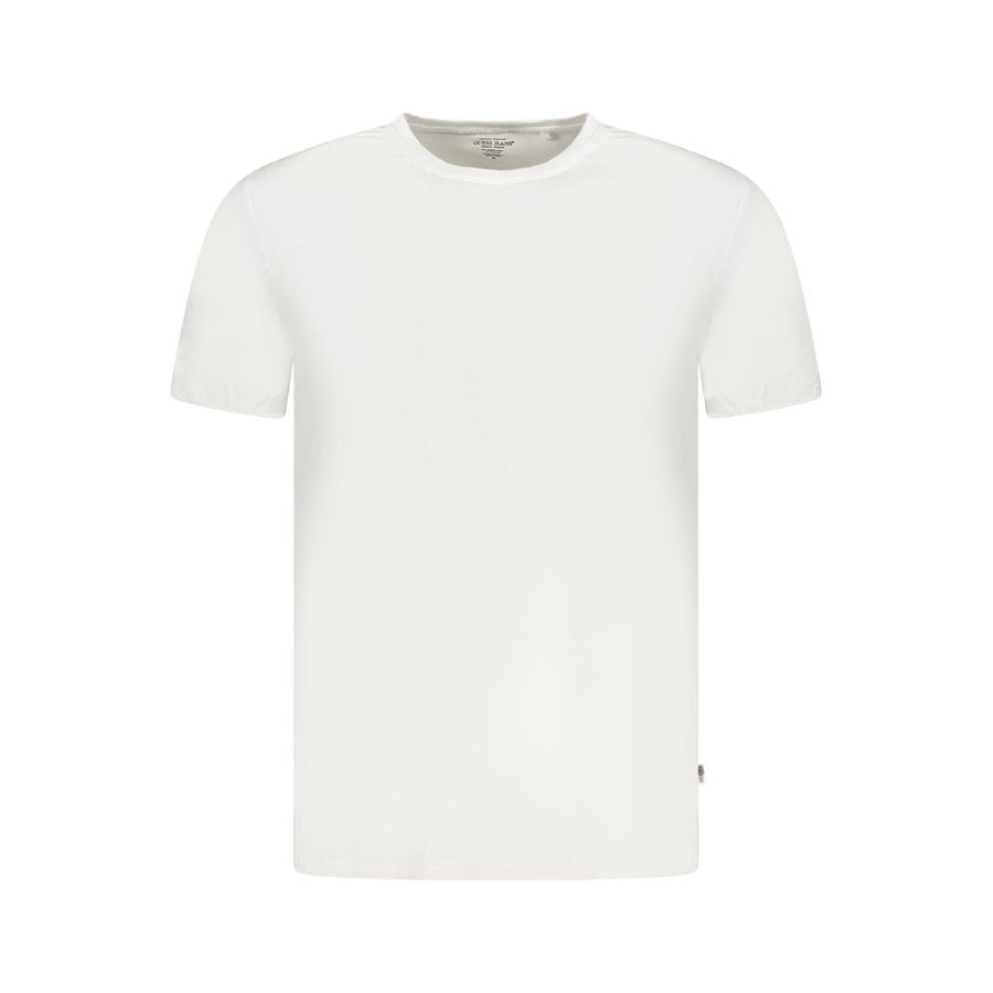 White Elastane T-Shirt