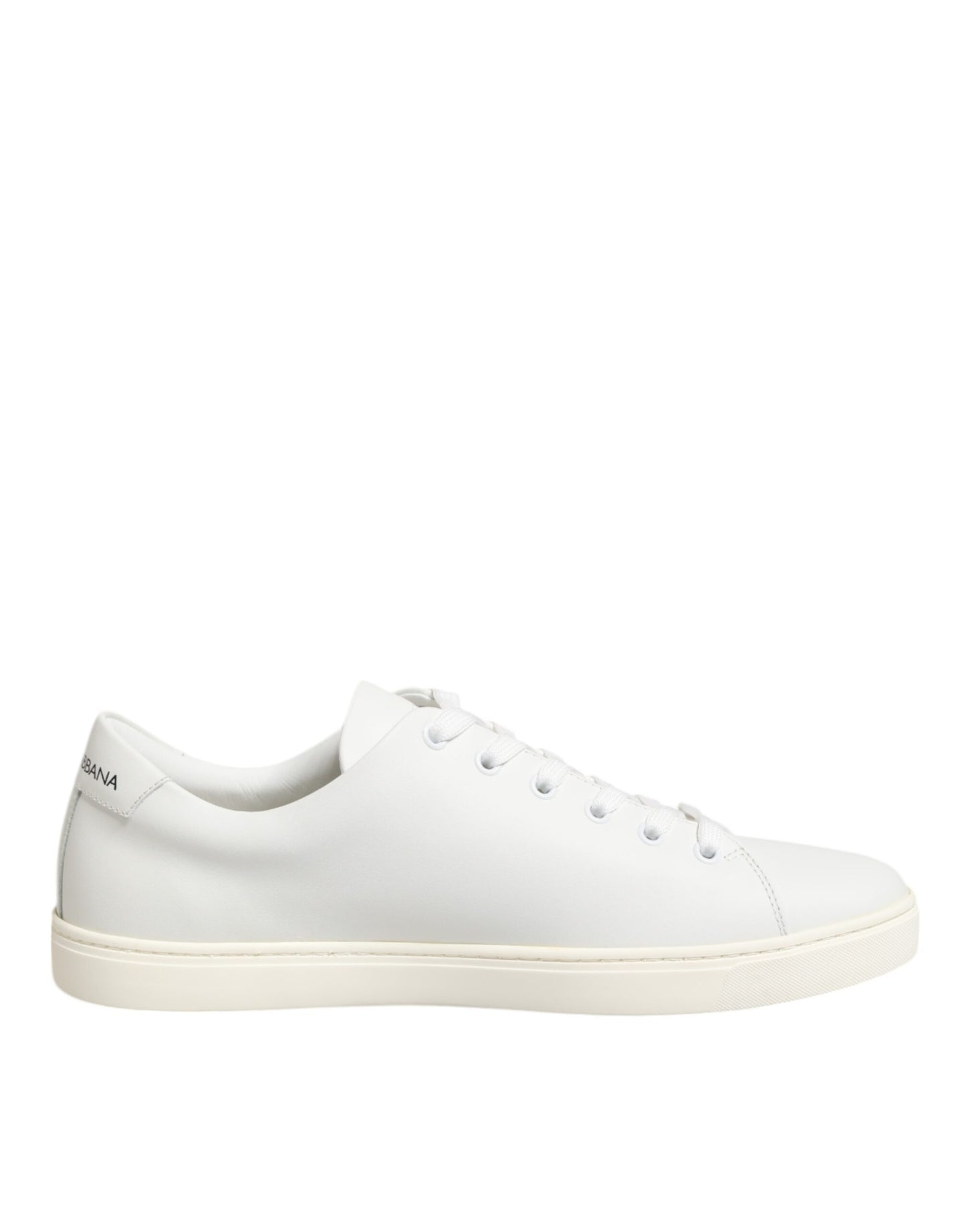 White Leather Sacre Heart Patch Sneakers  Shoes