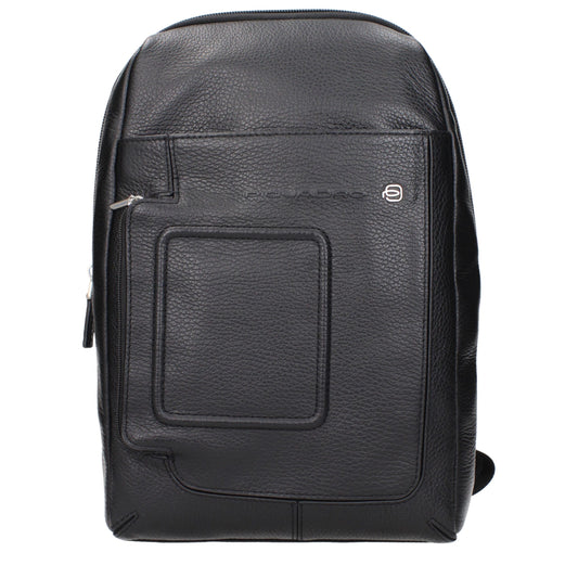 Black Leather Crossbody Bag