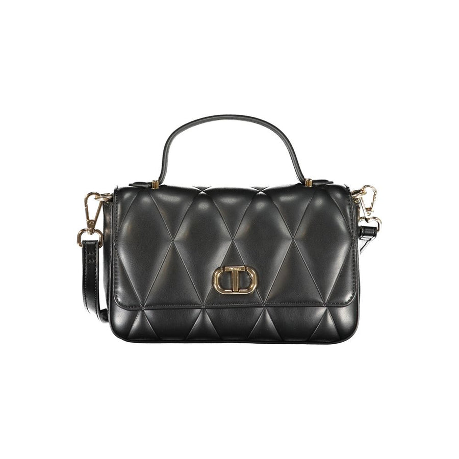Nero Polyurethane Women's Shoulder Bag