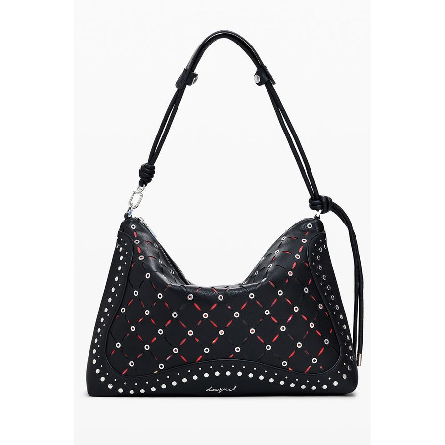 Black Polyurethane Women's Mini Bag