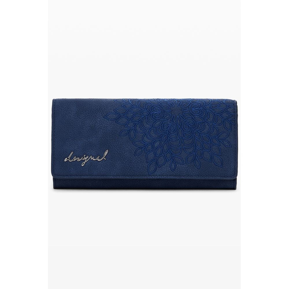 Blue Polyethylene Women Wallet
