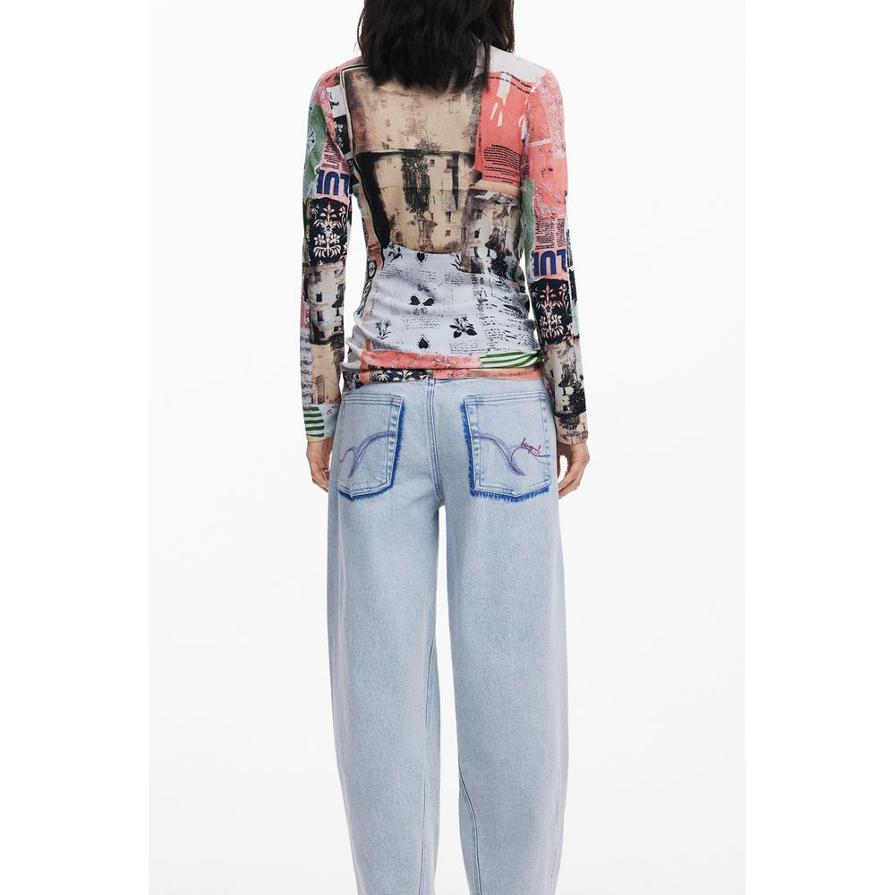 Pink Viscose Women Sweater