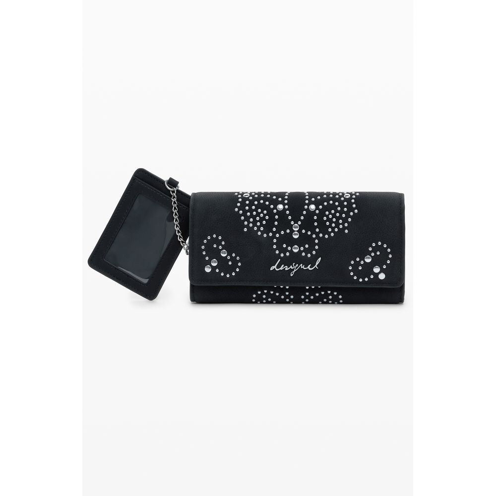 Black Polyethylene Women Wallet