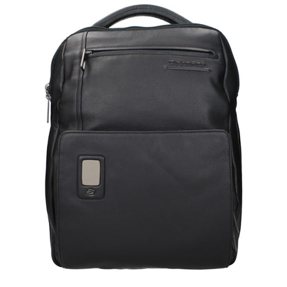 Black Leather Backpack