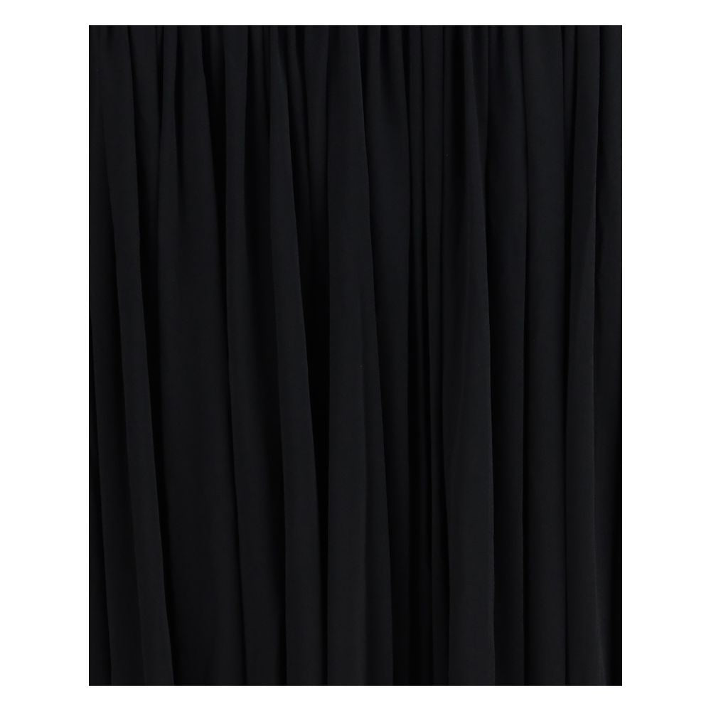 Black Viscose Casual Dress