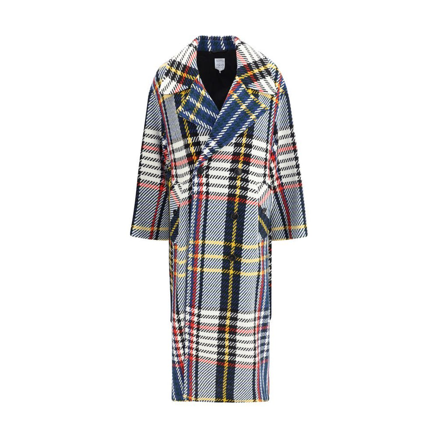 Multicolor Wool Coat