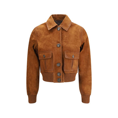 Brown Goatskin Jackets And Coat
