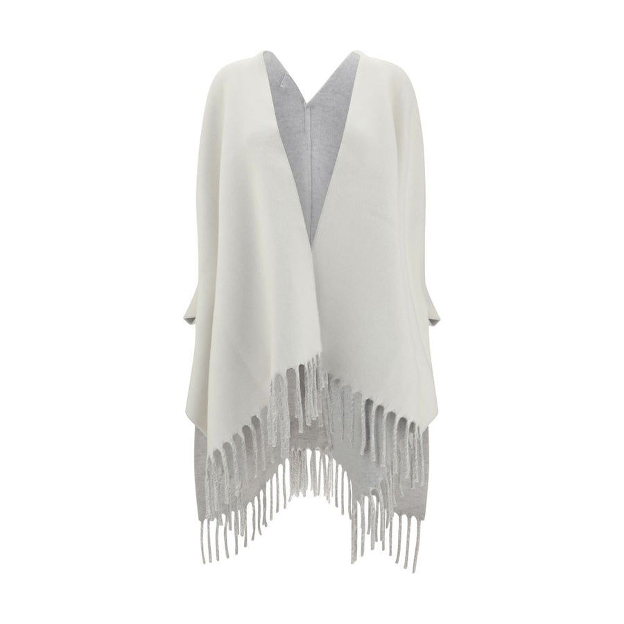 Cashmere and wool Poncho