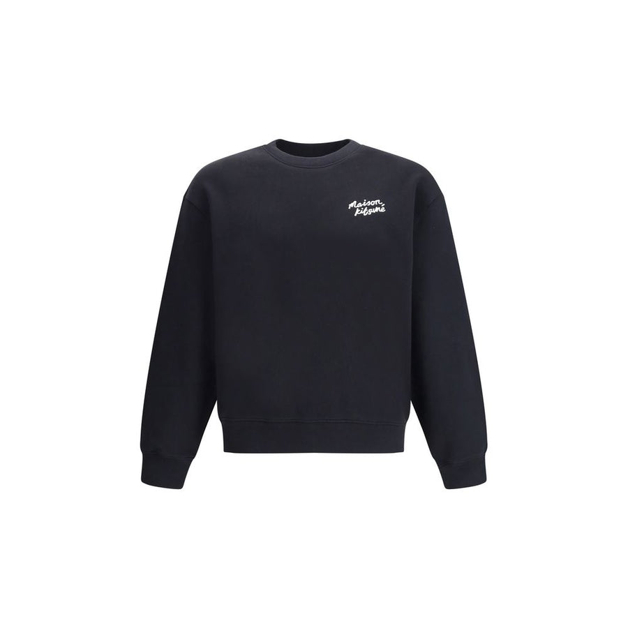 Black Cotton Sweatshirt