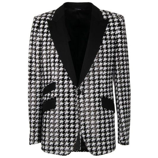Black Polyester Blazer