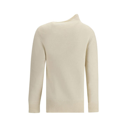 White Cashmere Sweatshirt