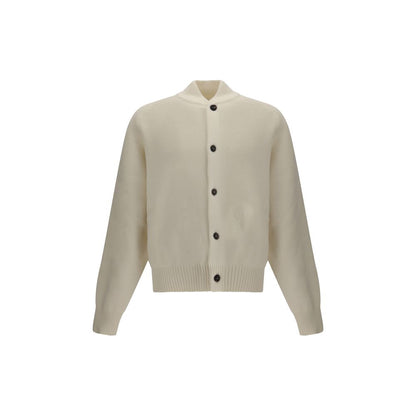 Embroidered Virgin Wool Cardigan