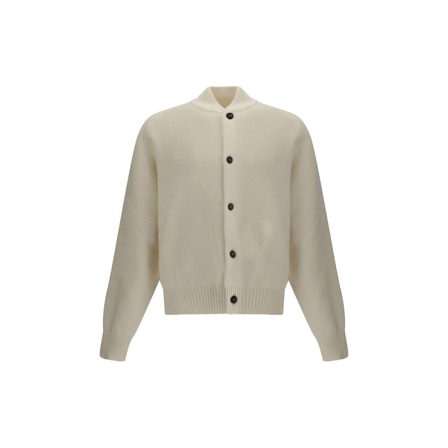 Embroidered Virgin Wool Cardigan