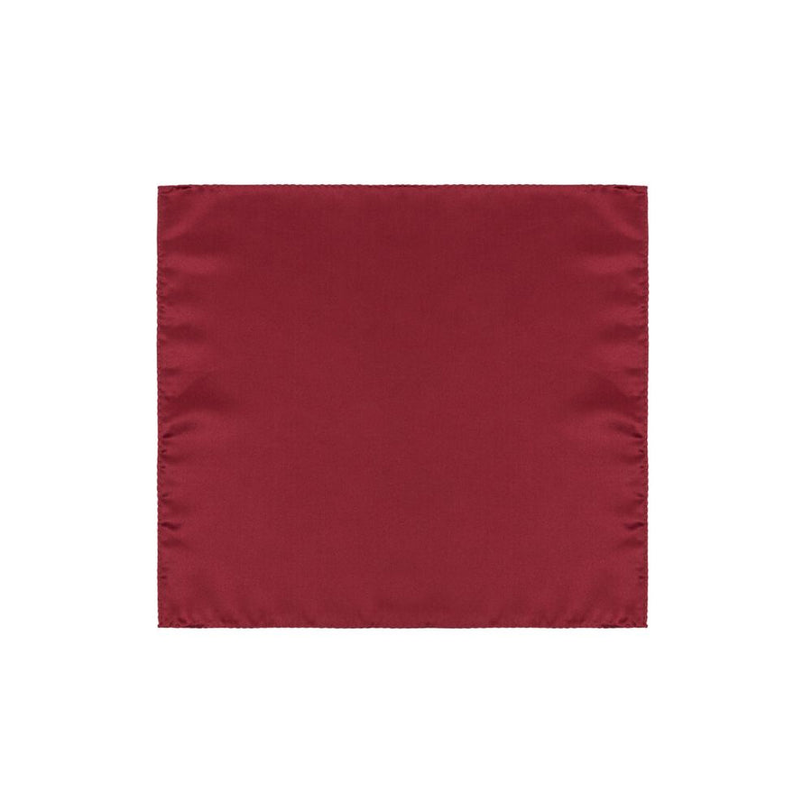 Red Silk Pocket Square