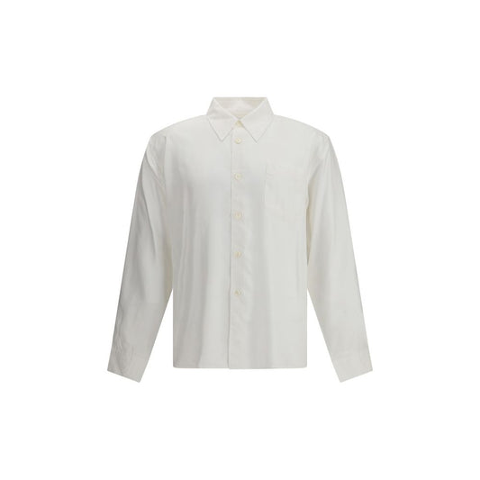 White Tencel Dress Shirt