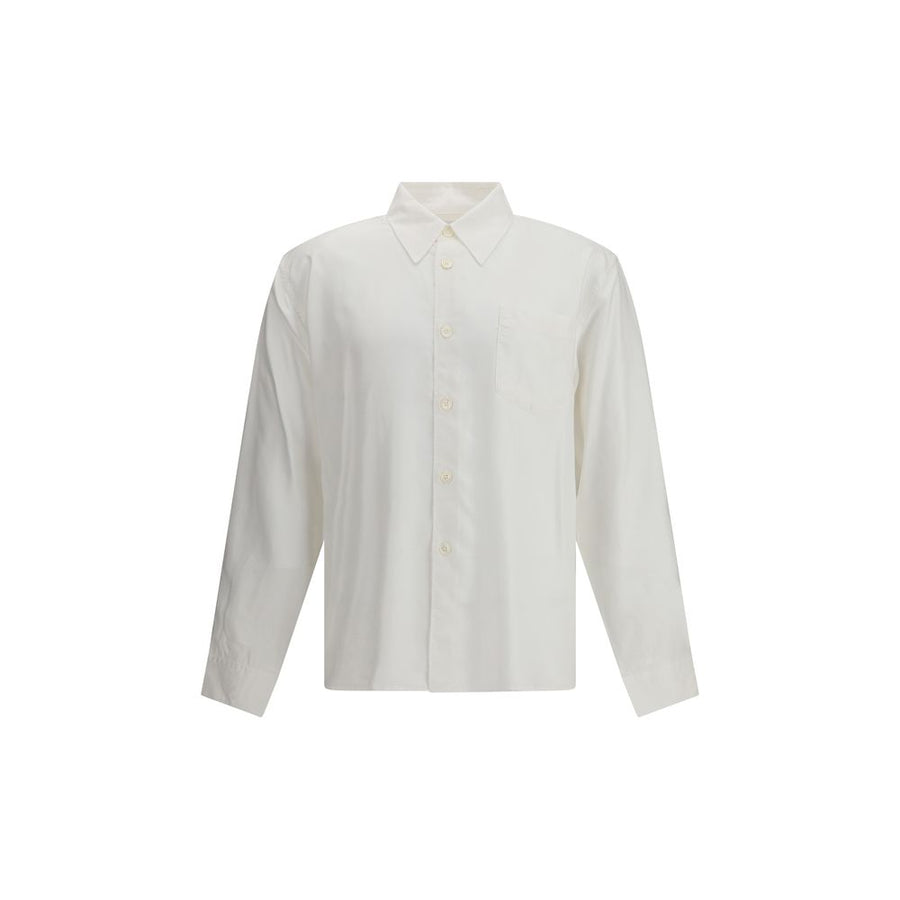White Tencel Dress Shirt