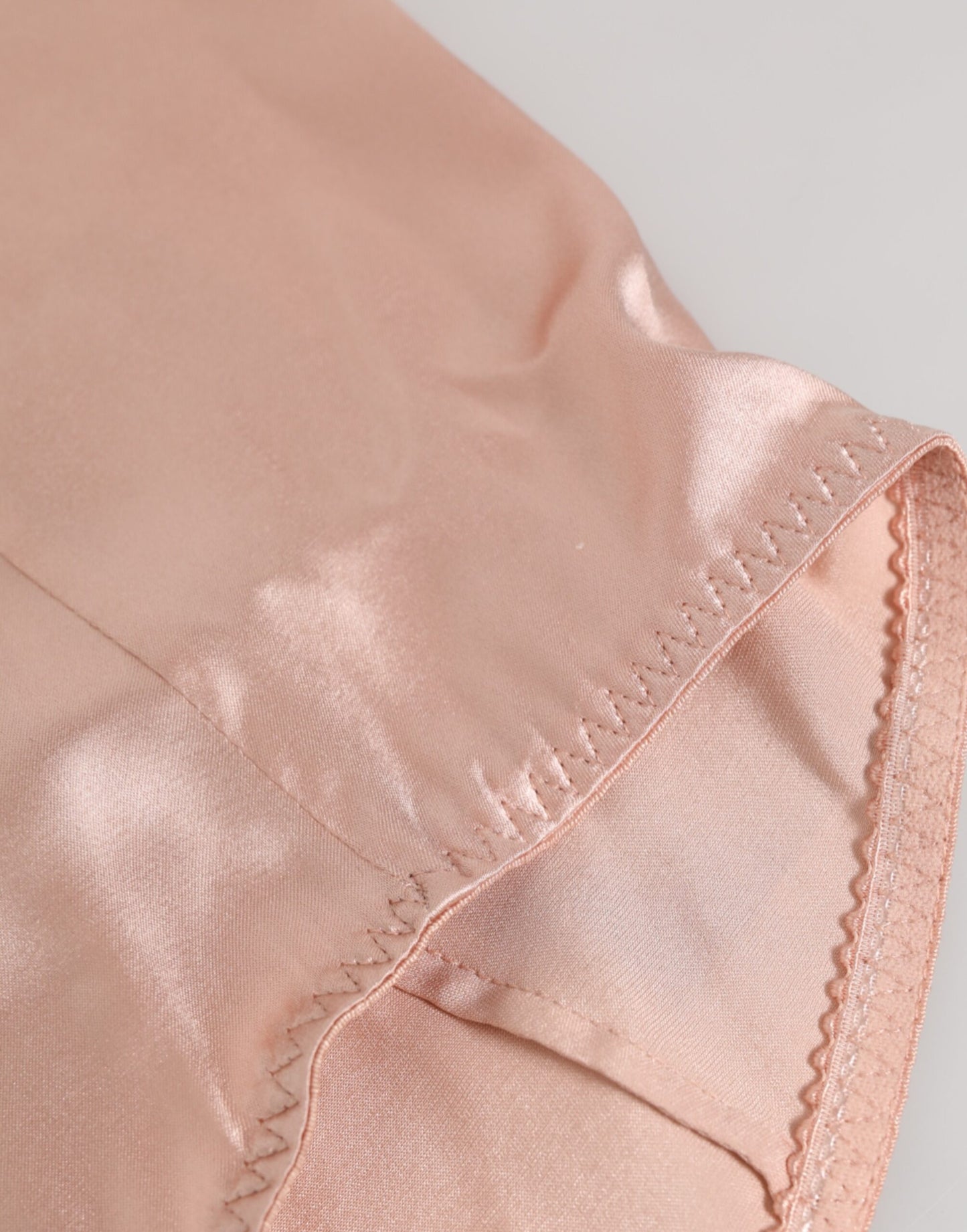 Pink Acetate High Waist Shorts Panty Underwear