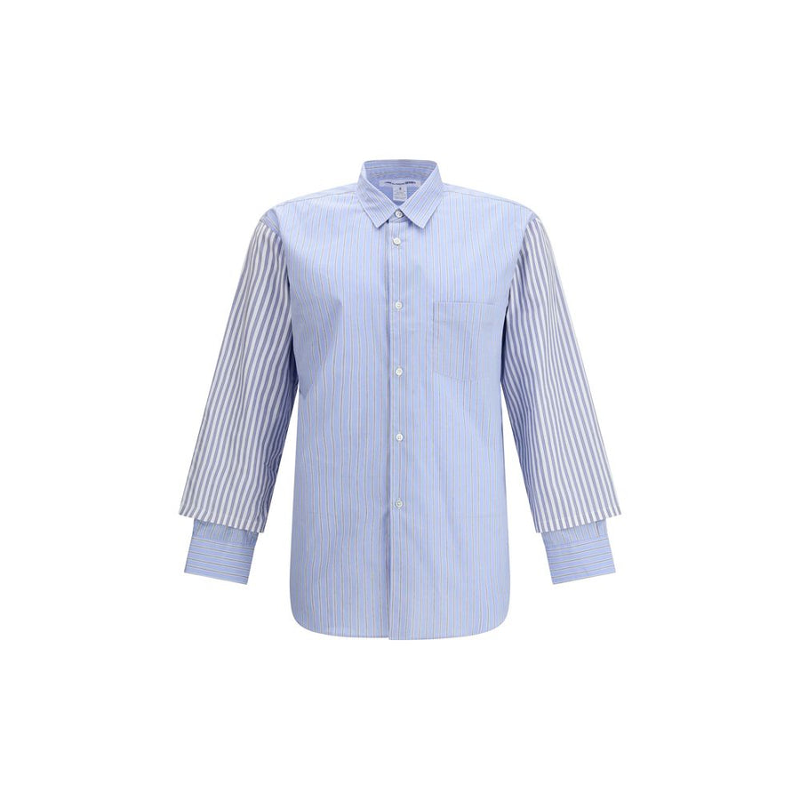 Light Blue Cotton Pattern Shirt
